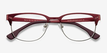 Burgundy Merrion -  Métal Lunettes de vue