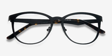 Matte Black Neta -  Métal Lunettes de vue