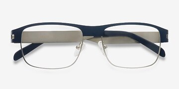 Matte Navy Wallace -  Métal Lunettes de vue