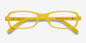 Jaune Kiwi -  Coloré Plastique Lunettes de vue
