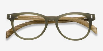 Vert Mat Sahara -  Mode Acétate Lunettes de vue