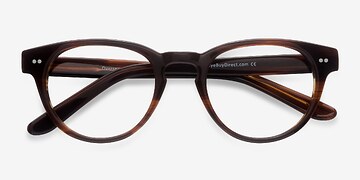 Brown Striped  Oversea -  Acétate Lunettes de vue