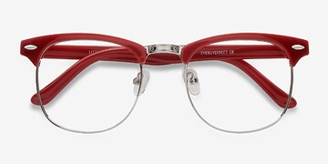 Rouge Little Coexist -  Vintage Plastique Lunettes de vue