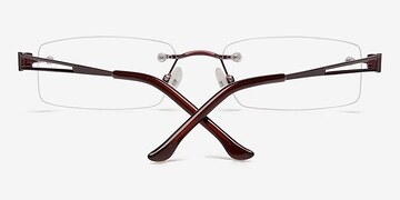 Burgundy Ottawa -  Légèreté Métal Lunettes de vue