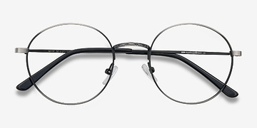 Gunmetal Motif -  Vintage Métal Lunettes de vue