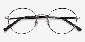 Gray Floral Aero -  Vintage Métal Lunettes de vue