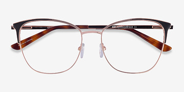 Black Rose Gold Kelsey -  Métal Lunettes de vue