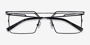 Black Silver Pacer -  Métal Lunettes de vue