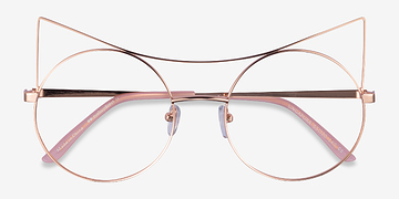 Or rose Singapura -  Métal Lunettes de vue