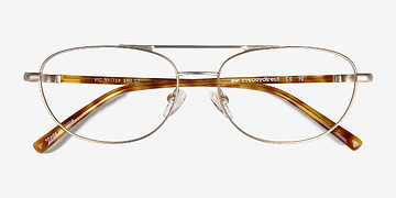 Matt Gold Yellow Tortoise Vic -  Métal Lunettes de vue