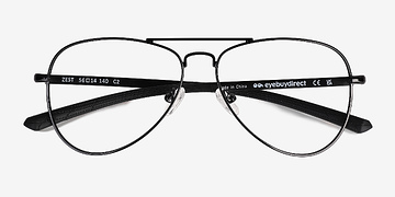 Shiny Black Zest -  Métal Lunettes de vue