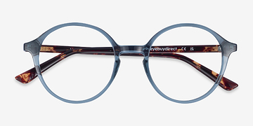 Bleu Malkin -  Plastique Lunettes de vue