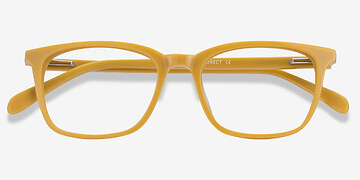 Jaune Etched -  Coloré Acétate Lunettes de vue
