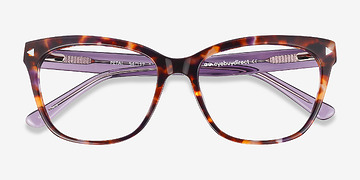 Purple Tortoise Petal -  Mode Acétate Lunettes de vue