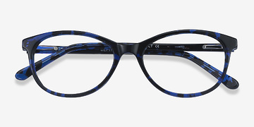 Blue Floral Depth -  Acétate Lunettes de vue