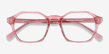 Clear Pink Orchid -  Mode Acétate Lunettes de vue
