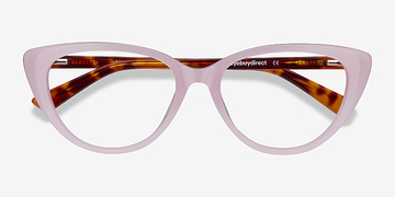 Iridescent Pink & Tortoise Anastasia -  Mode Acétate Lunettes de vue