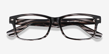 Black Striped Persisto -  Geek Plastique Lunettes de vue