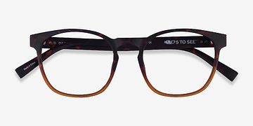Matte Tortoise Brown Oakwood -  Plastique Lunettes de vue