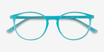 Bleu Crescent -  Plastique Lunettes de vue
