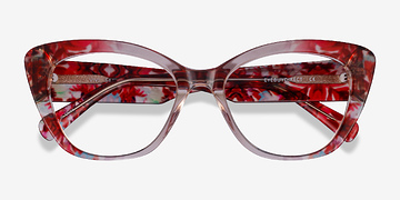 Clear Nude Floral Vivi -  Acétate Lunettes de vue