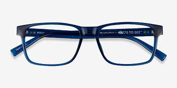 Crystal Dark Blue Beech -  Plastique Lunettes de vue