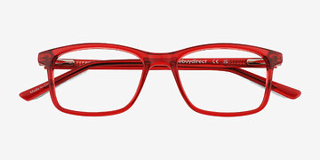 Shiny Clear Red Zippy -  Plastique Lunettes de vue