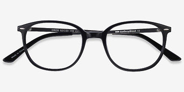 Noir Eros -  Légèreté Acetate, Metal Lunettes de vue