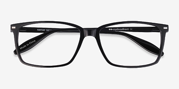 Noir Hayday -  Légèreté Acetate, Metal Lunettes de vue