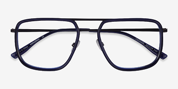 Navy Gunmeal Cassian -  Métal Lunettes de vue