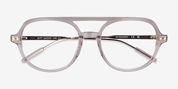 Clear Gray Jett -  Métal Lunettes de vue