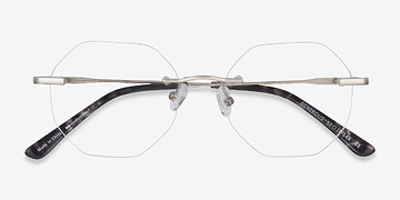 Matte Silver Generous -  Légèreté Métal Lunettes de vue