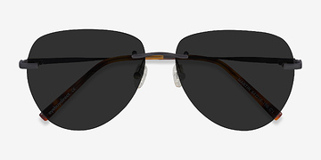 Matte Black Martin -  Métal Lunettes de soleil