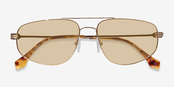 Shiny Gold Rooster -  Métal Lunettes de soleil