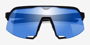 Noir Moto -  Plastique Lunettes de soleil