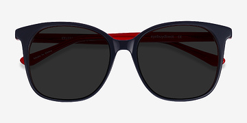 Navy & Red Celebration -  Acétate Lunettes de soleil