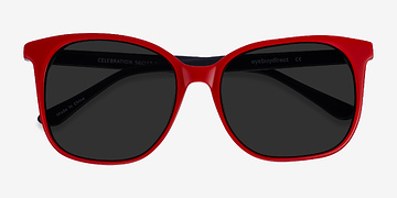 Red & Navy Celebration -  Acétate Lunettes de soleil