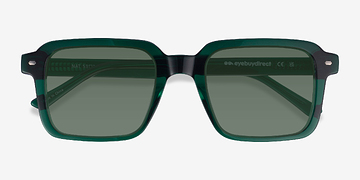 Crystal Dark Green Nat -  Acétate Lunettes de soleil