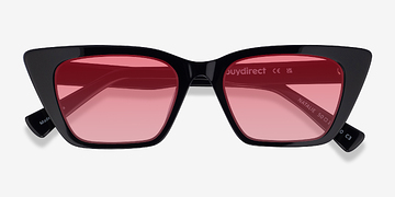 Shiny Black Natalie -  Acétate Lunettes de soleil