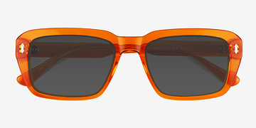 Crystal Orange Grounded -  Acétate Lunettes de soleil