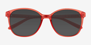 Clear Coral Sutton -  Plastique Lunettes de soleil