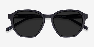 Matte Black  Electro -  Métal Lunettes de soleil