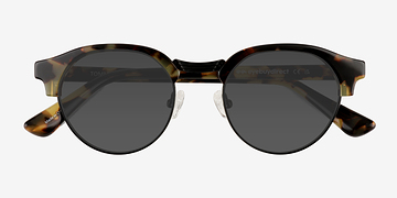 Tortoise Black Tommie -  Métal Lunettes de soleil