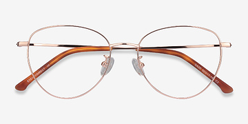 Or rose Gaze -  Légèreté Titanium Lunettes de vue