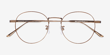 Bronze Geometry -  Légèreté Titanium Lunettes de vue