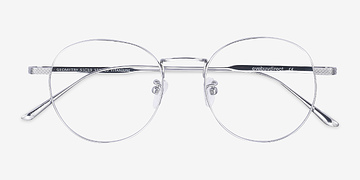 Argenté Geometry -  Mode Titanium Lunettes de vue