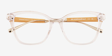 Transparent Grain -  Bois mixte Lunettes de vue