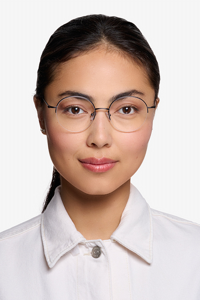 Lunettes de vue demi-cerclées et sans rebord