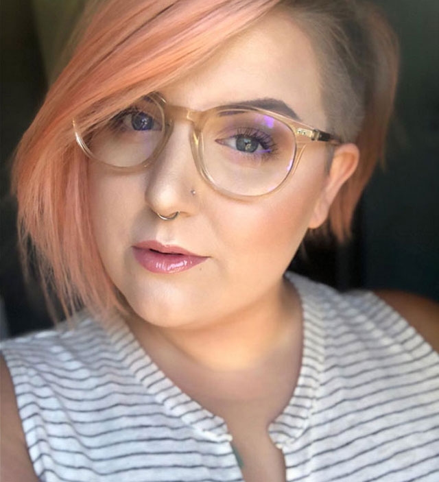 Champagne-Oval-Eyeglasses for Women