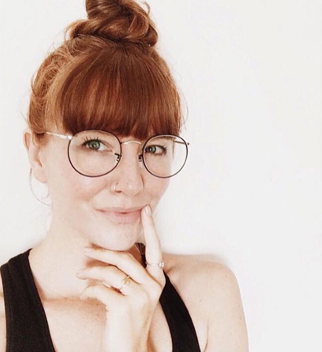 Black Silver-Round-Eyeglasses for Women